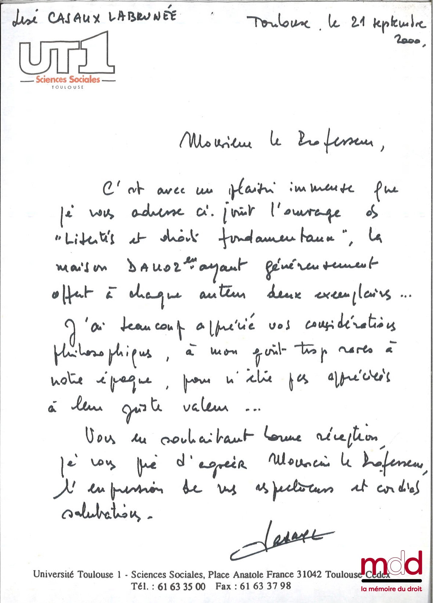 [Collectif] – LIBERTÉS ET DROITS FONDAMENTAUX, 6e éd.