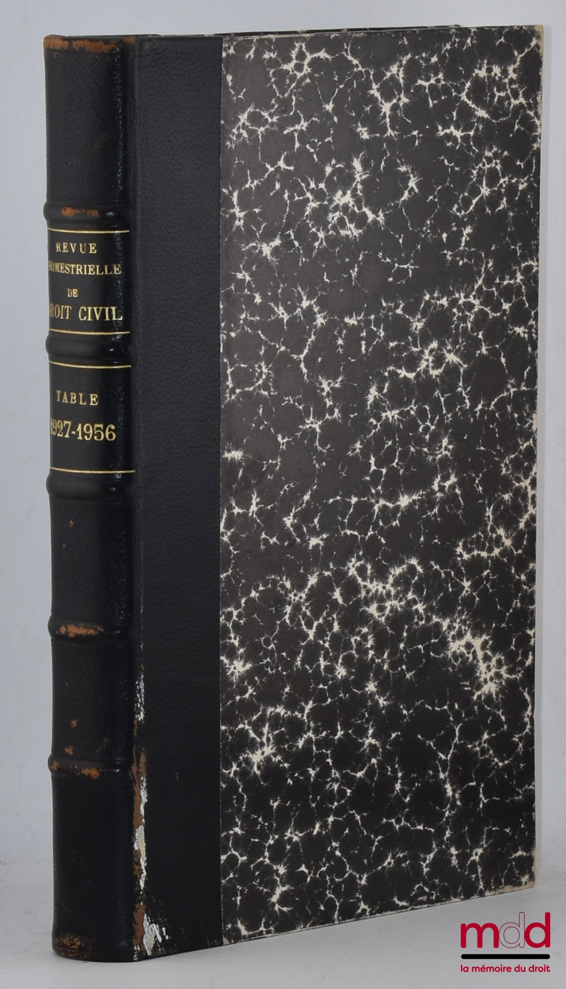 [RTDCiv.] – REVUE TRIMESTRIELLE DE DROIT CIVIL, TABLE TRENTENAIRE 1927 - 1956 de la Revue trimestrielle de Droit Civil par Louis Audiat