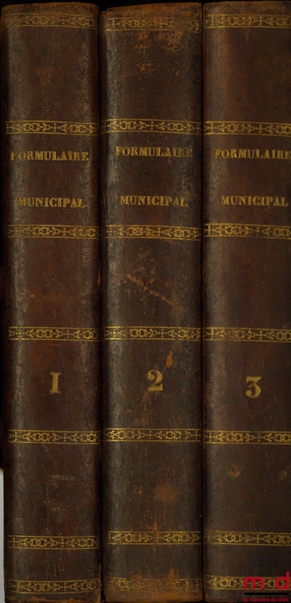 MIROIR (EM) and JOURDAN (Ch.) – MUNICIPAL FORM CONTAINING AN ALPHABETICALLY LISTED ANALYSIS OF ALL MATTERS FALLING UNDER THE JURISDICTION OF MUNICIPAL ADMINISTRATION, WITH THE TEXT OF THE LAWS, ORDINANCES AND REGULATIONS RELATING THERETO AND A COLLECTION