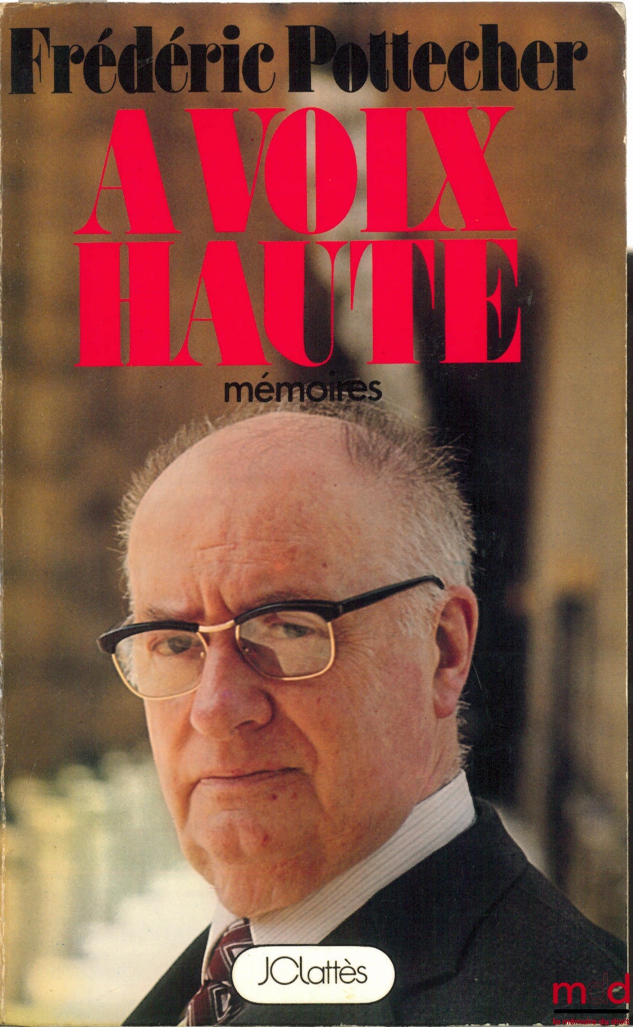 POTTECHER (Frédéric) – ALONG SPEAK, MEMOIRS