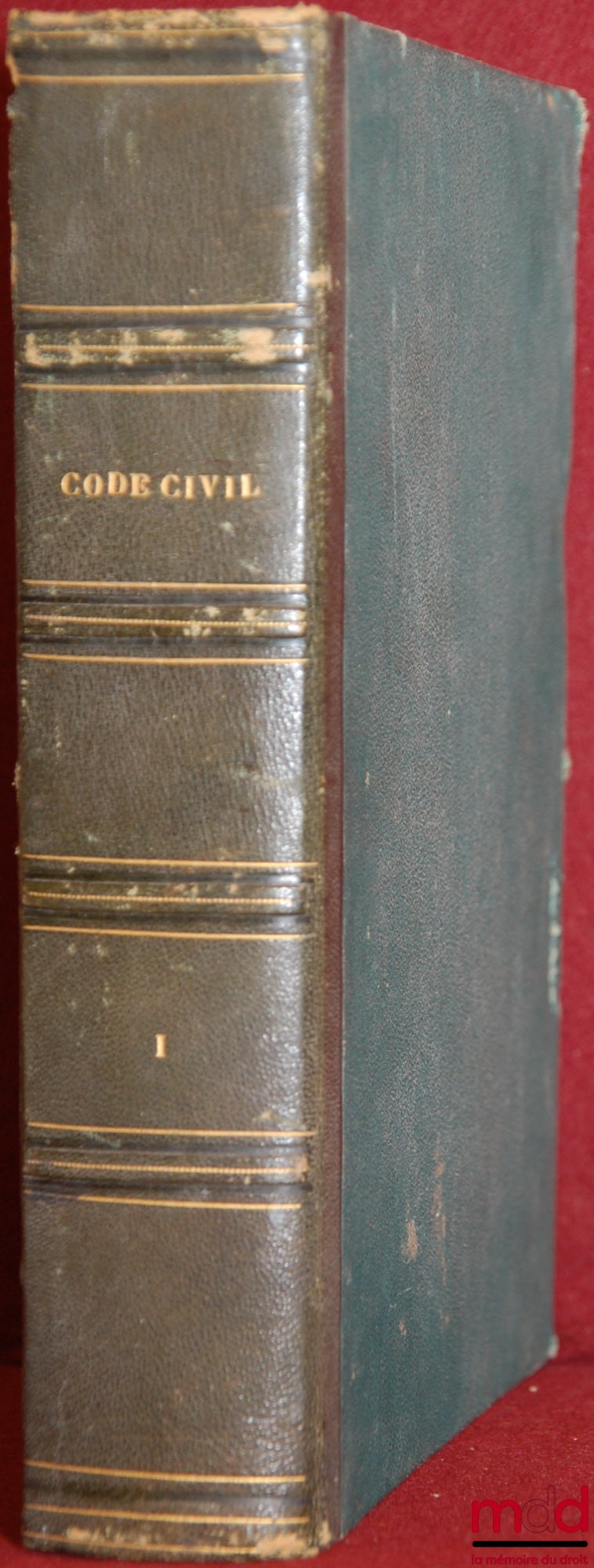 DALLOZ (Édouard) and VERGÉ (Charles) – GENERAL JURISPRUDENCE, ANNOTATED CODES, CIVIL CODE, with the collaboration of J. Janet, vol. one