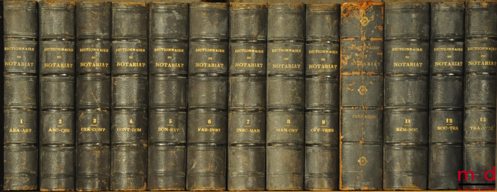 DICTIONNAIRE DU NOTARIAT par les Notaires et Jurisconsultes rédacteur du Journal des Notaires et des Avocats, 4e éd.