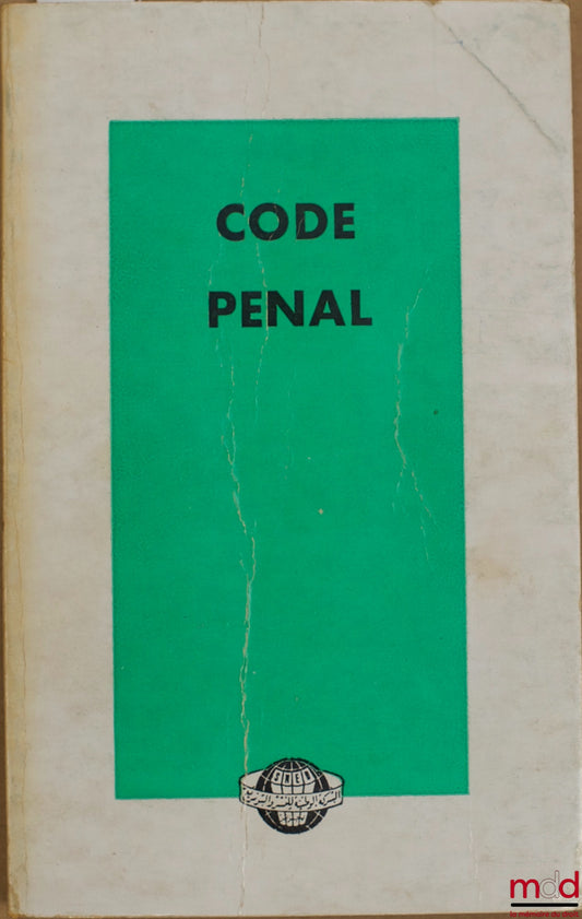 [Algeria] – ALGERIAN PENAL CODE, 2nd ed.