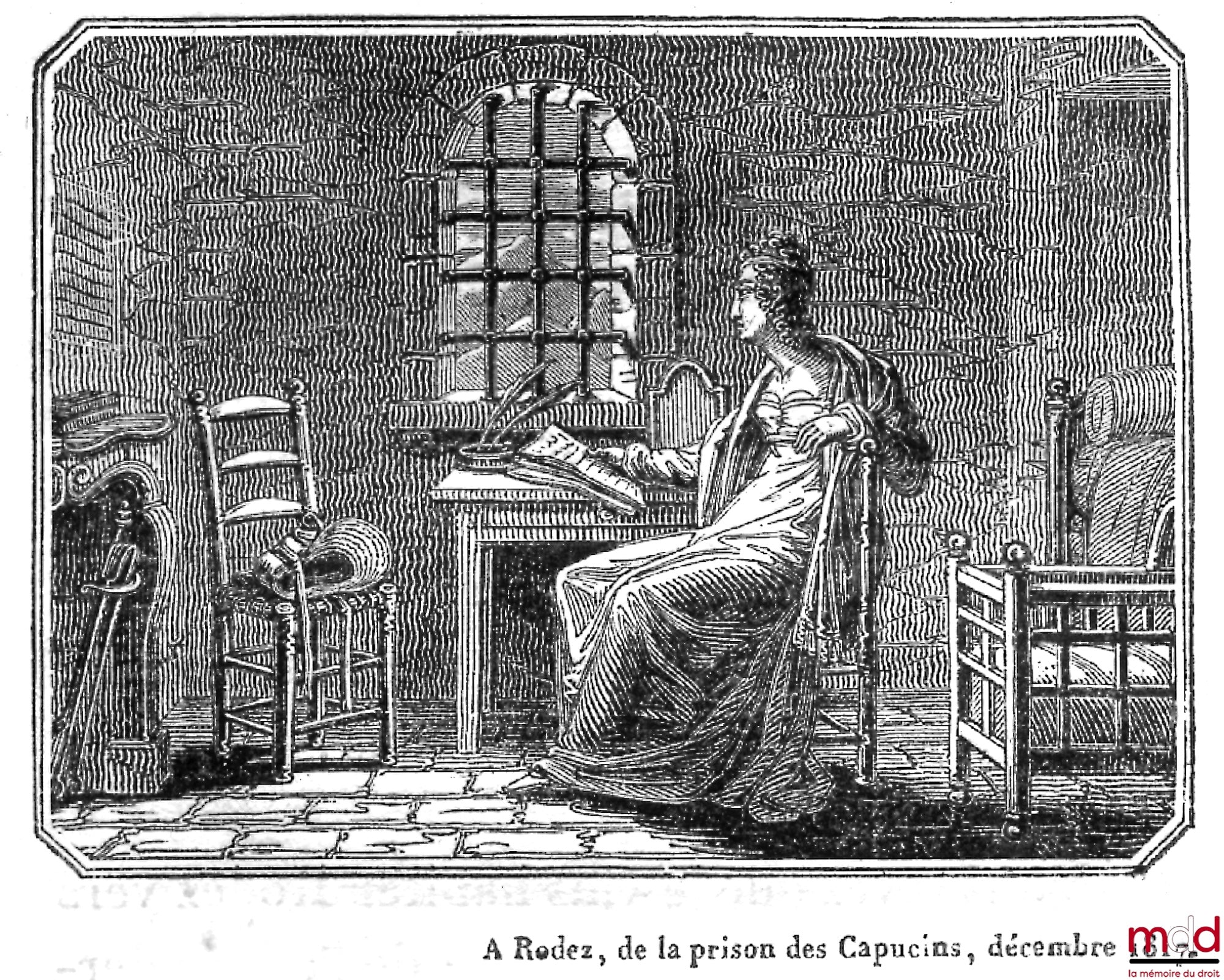 MANSON – MEMOIRS OF MRS. MANSON, EXPLANATING HER CONDUCT IN THE TRIAL FOR THE MURDER OF MR. FUALDÈS; WRITTEN BY HERSELF AND ADDRESSED TO MRS. ENJALRAN, HER MOTHER, with portrait, vignettes and facsimile