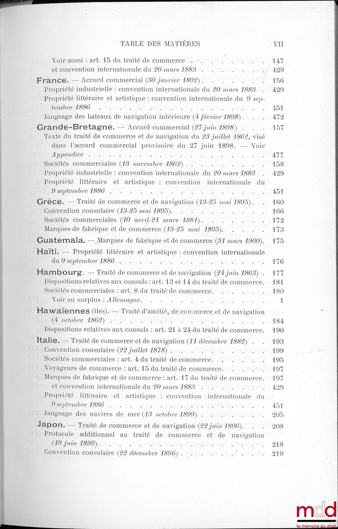 TRADE & NAVIGATION TREATIES, CONVENTIONS RELATING TO CONSULAR ATTRIBUTIONS AS WELL AS TO LITERARY, ARTISTIC OR INDUSTRIAL PROPERTY CURRENTLY IN FORCE BETWEEN BELGIUM AND FOREIGN COUNTRIES, 3rd ed.