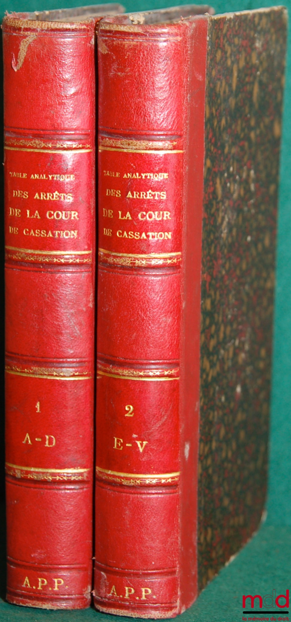 DUCHESNE (Émile) and DUCHESNE (Albert) – ANALYTICAL TABLE OF JUDGMENTS OF THE COURT OF CASSATION RENDERED IN CRIMINAL MATTERS FROM JANUARY 1, 1857 TO DECEMBER 31, 1873